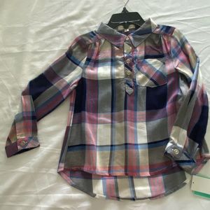 Girls plaid shirt